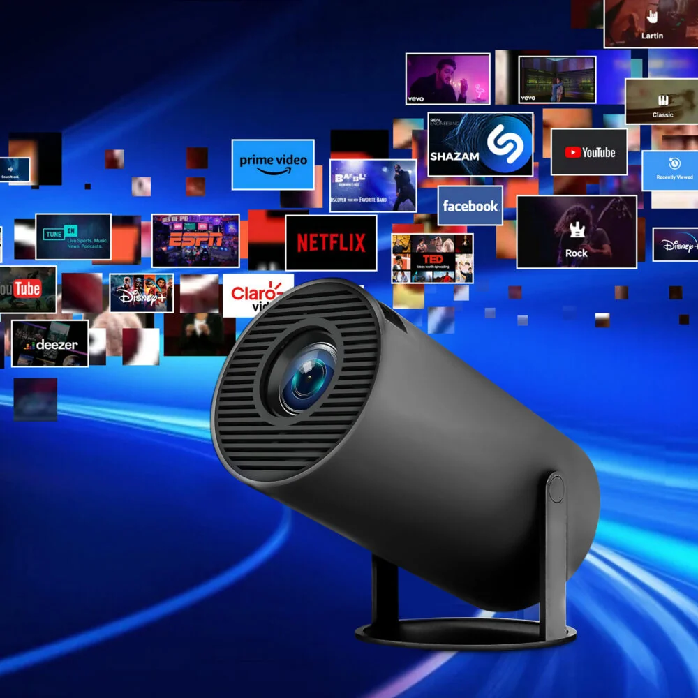 MG YL01 TV smart projektor Android WiFi Full HD, čierny