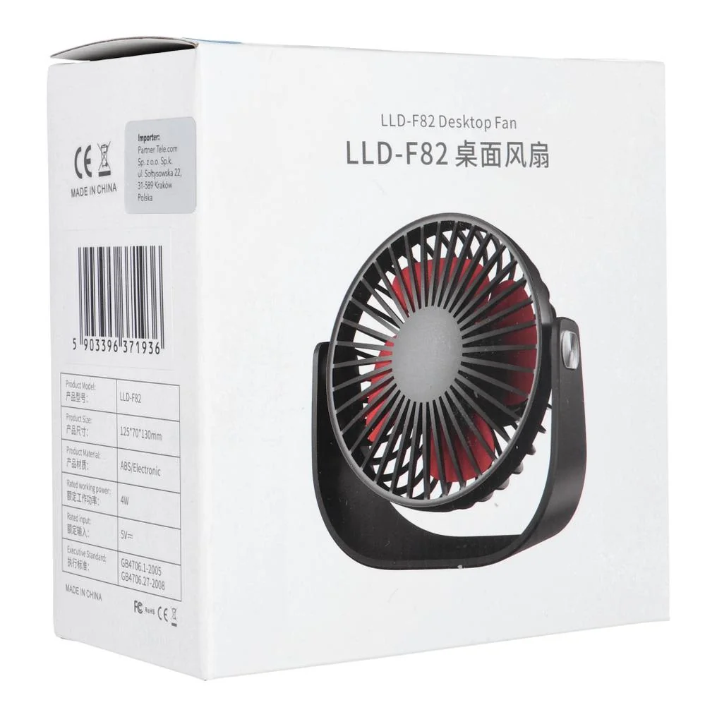 MG LLD-F82 stolný ventilátor, modrý