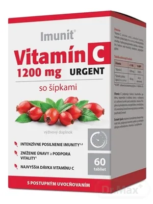 Imunit Vitamín C 1200 mg URGENT