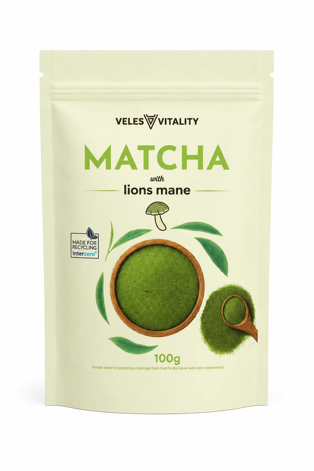 Veles Vitality Matcha s Lion's Mane 100 g