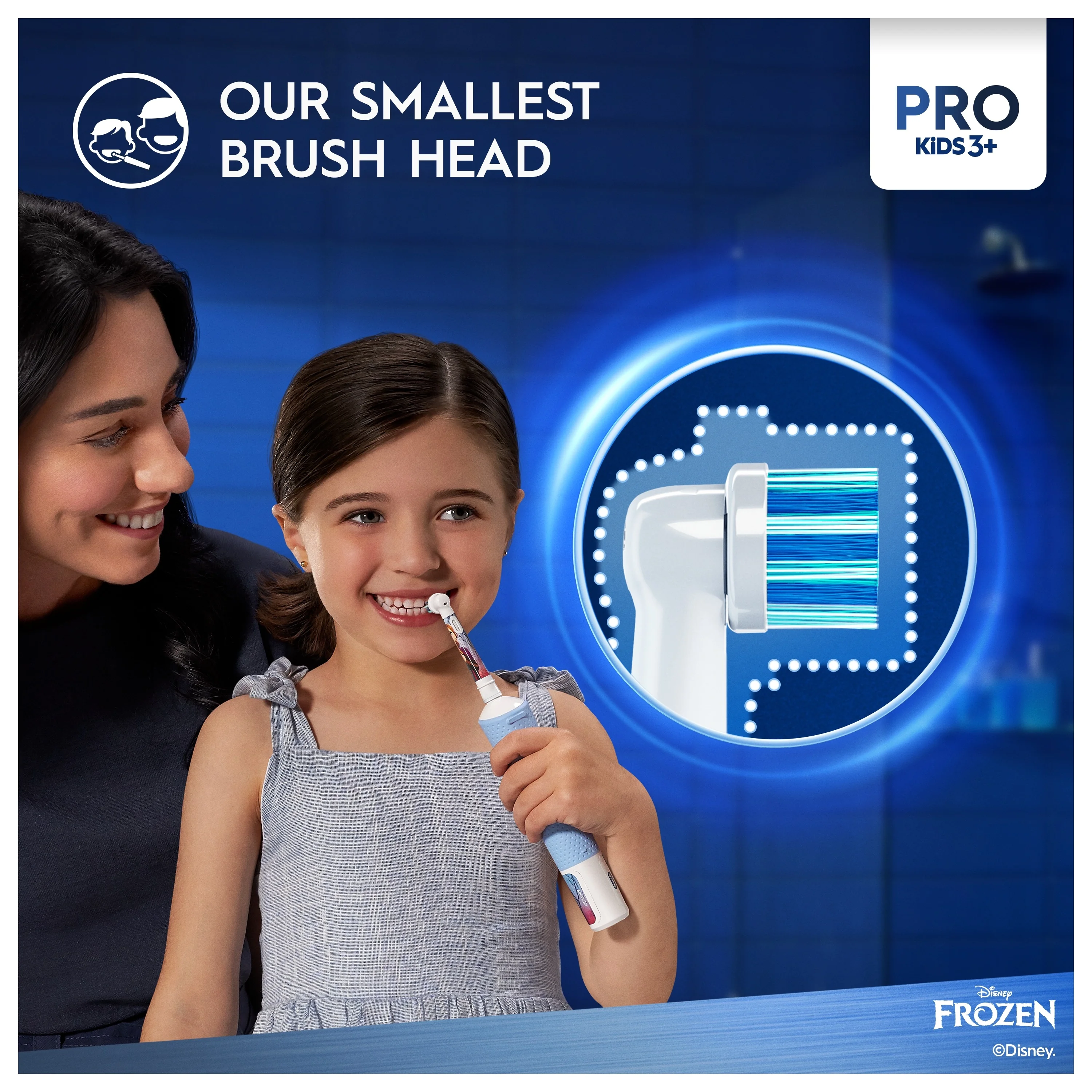 Oral-B EK Pro Kids 3+ Frozen + Cestovné púzdro 1×1 set, elektrická zubná kefka