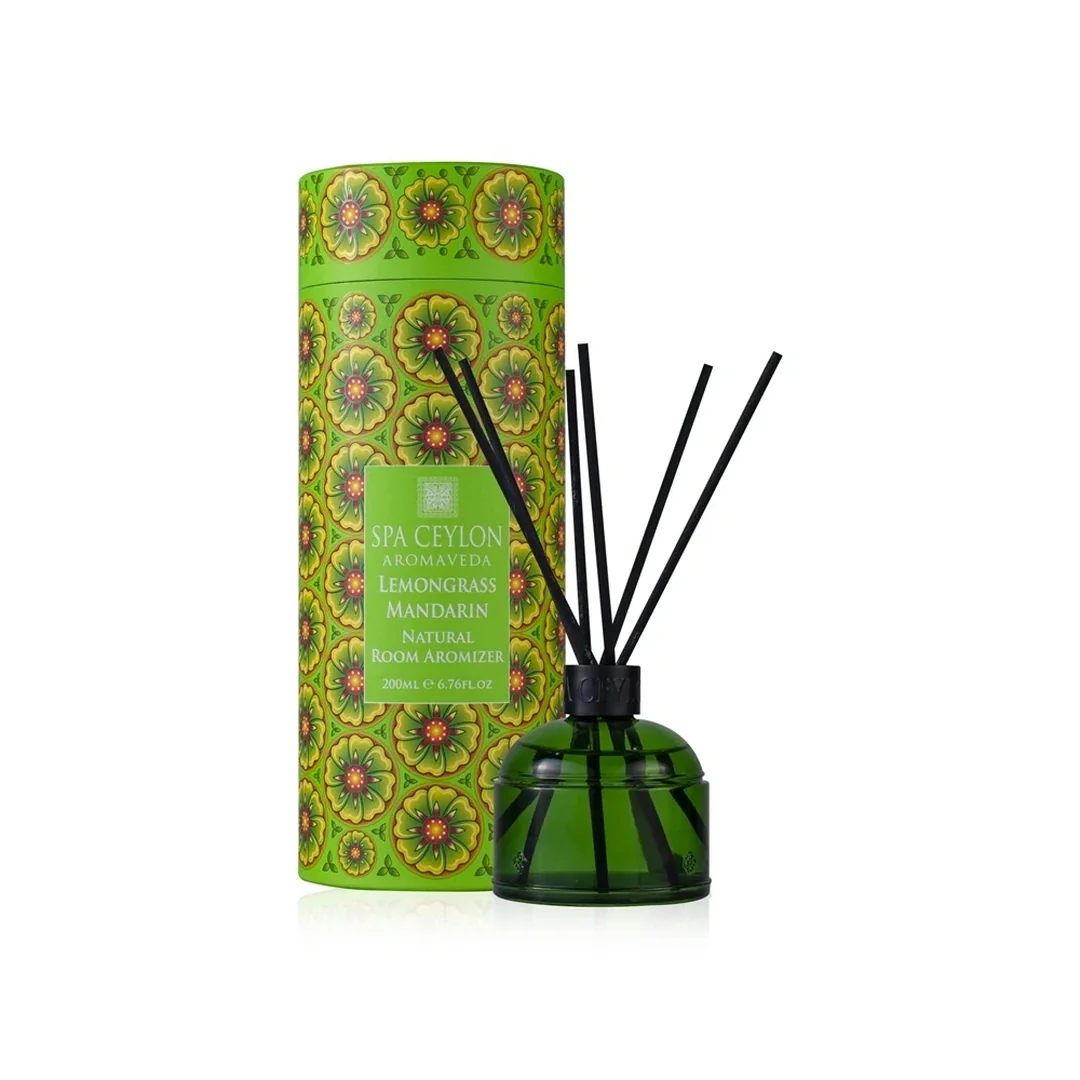 Prírodný izbový aróma difuzér Lemongrass Mandarin 200 ml, citrónová tráva
