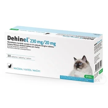 DEHINEL 230 mg/20 mg pre mačky 1×30 tbl, liečivo