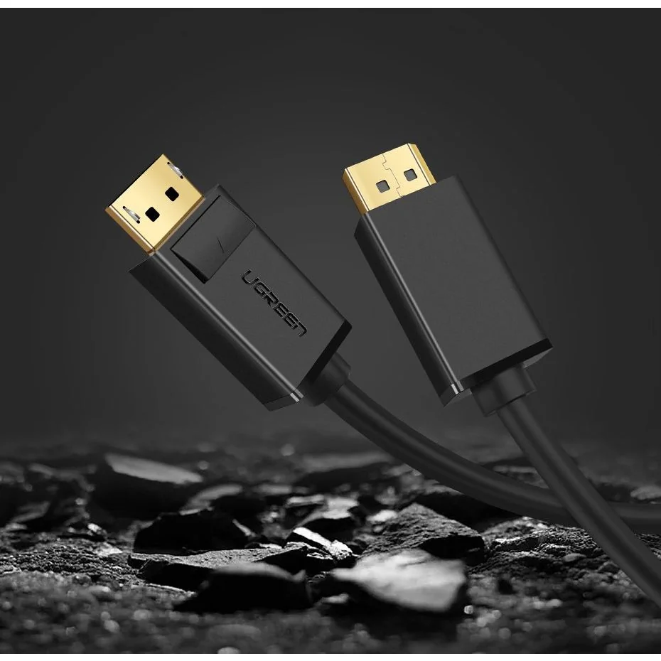 Ugreen Deluxe Computer kábel DisplayPort 1.2 4K 2m, čierny