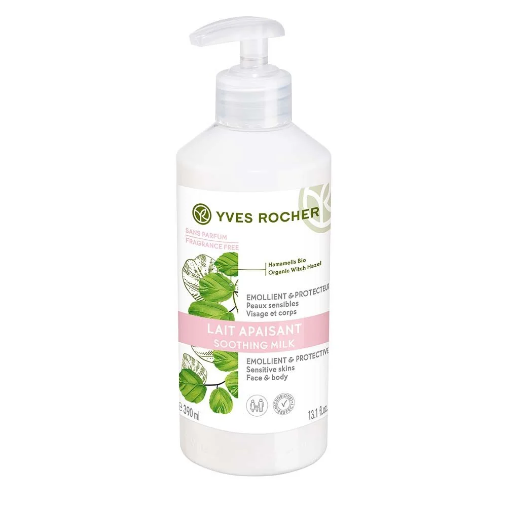 Yves Rocher Hydratačné telové mlieko s výťažkom z hamamela HAMAMÉLIS 1×390 ml, hydratačné telové mlieko