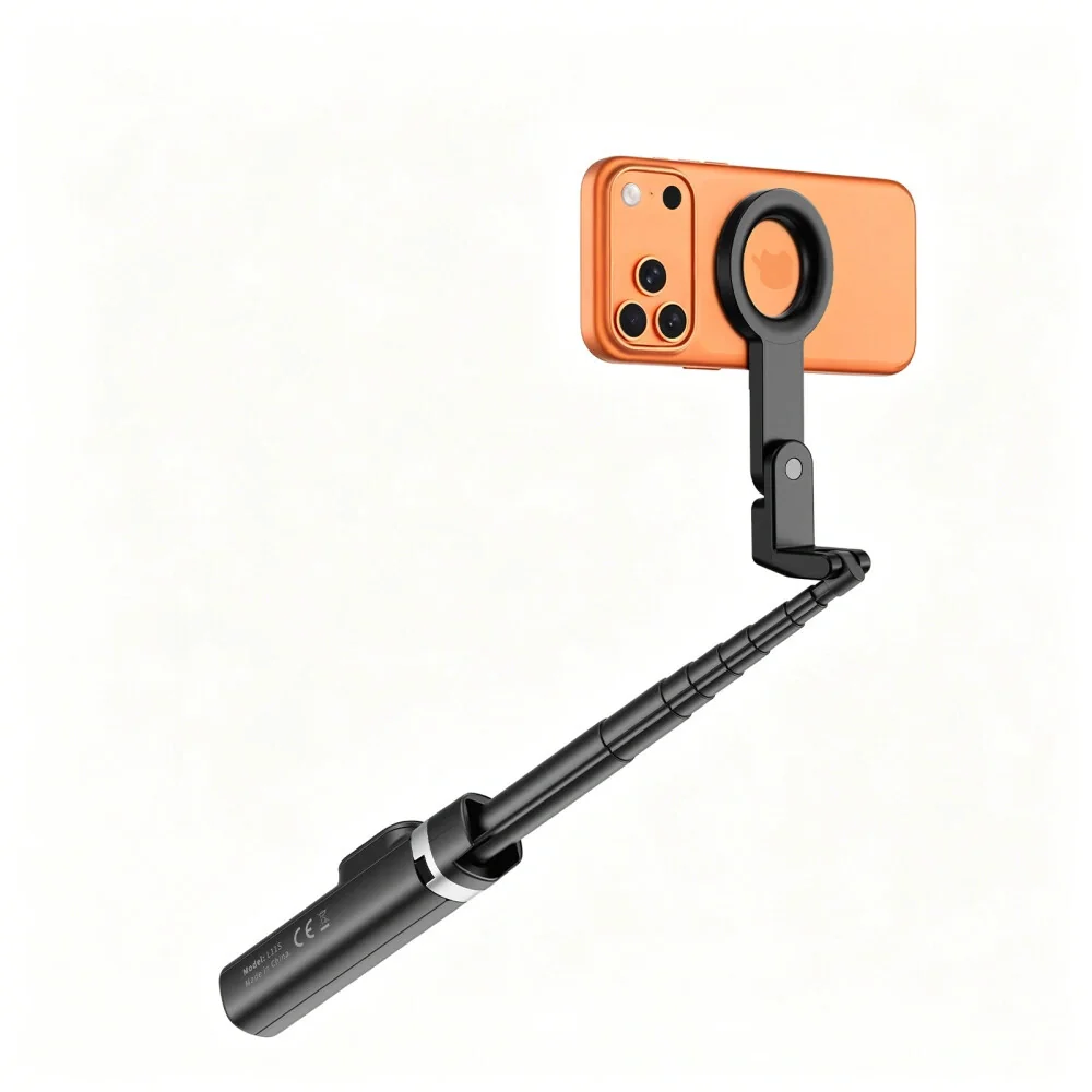 Tech-Protect L11S MagSafe Bluetooth selfie tyč, čierna