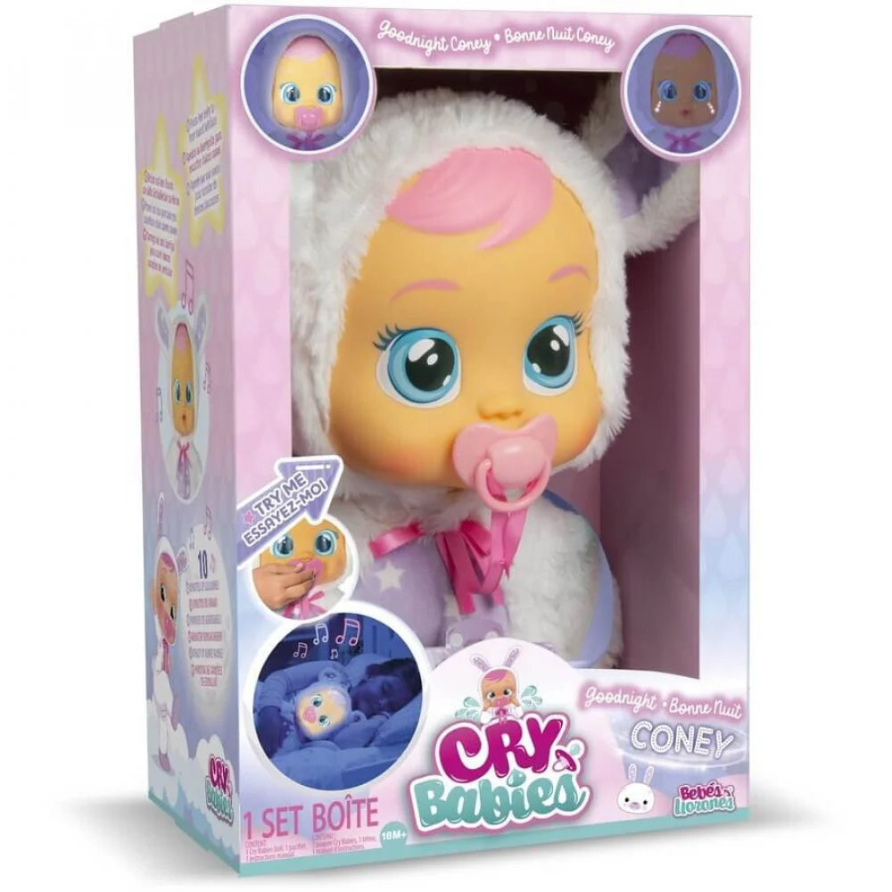 Mattel Cry Babies Goodnight Coney interaktívna bábika