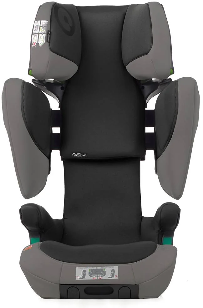 JANÉ Autosedačka Concord Transformer iPlus i-size, od 100 do 150cm, Dark Oak 1×1 ks, autosedačka
