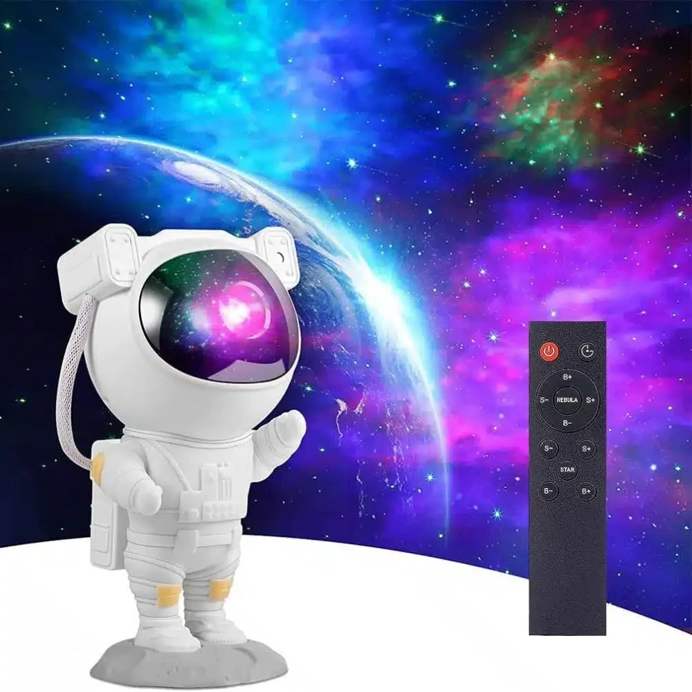 Livefy Astronaut projektor nočnej oblohy, biely