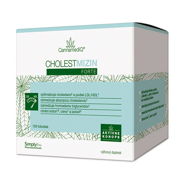 CannamediQ CHOLESTMIZIN Forte 100 tob. 1×100 tbl, výživový doplnok