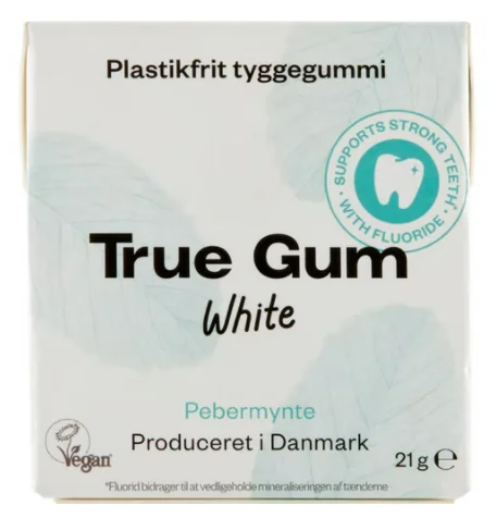 TRUE žuvačky White 1×21 g, bieliacie žuvačky
