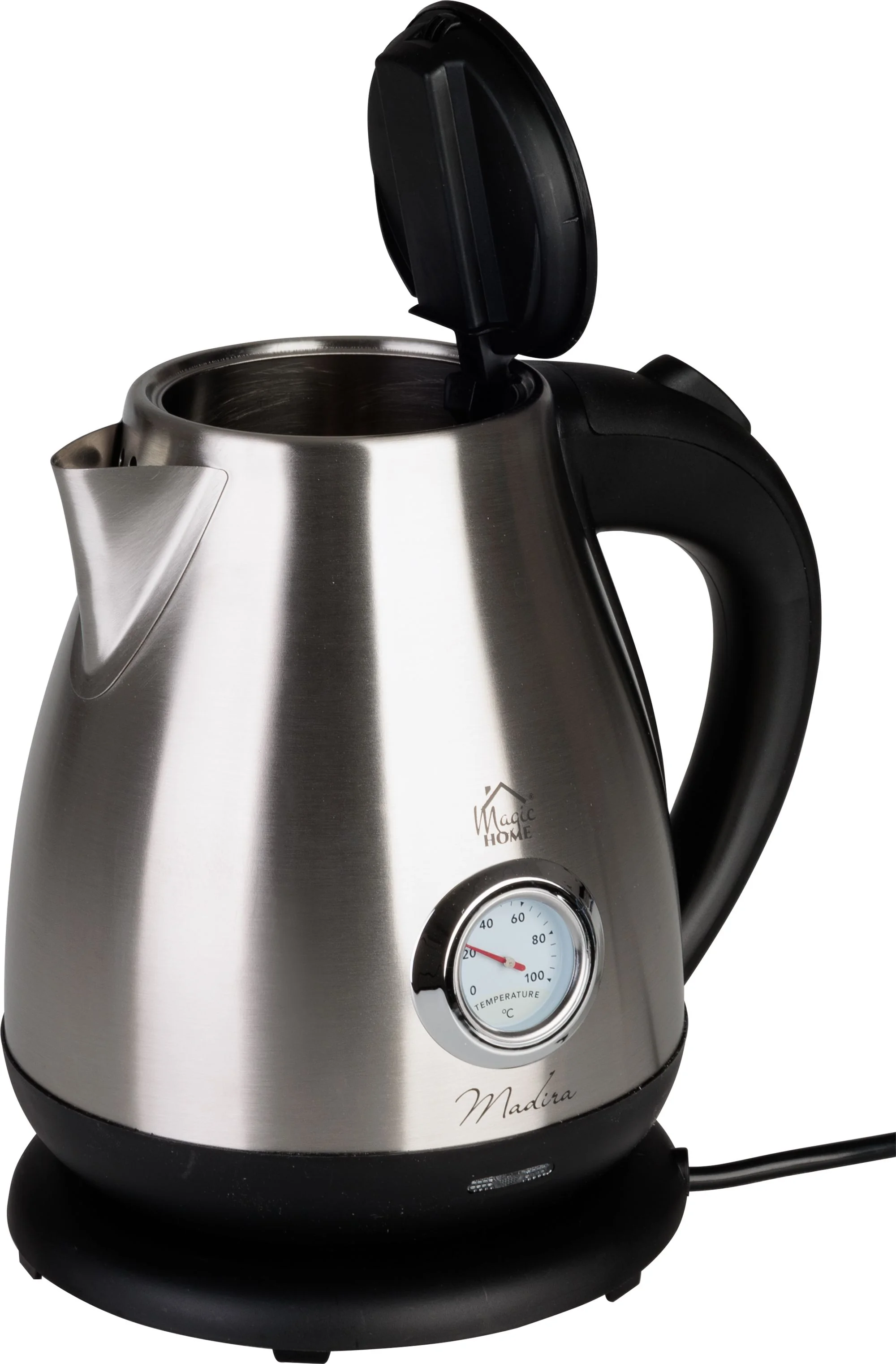 MagicHome rýchlovarná kanvica Madira, 1 ks 1850-2200 W, 230 V/50 Hz, 1700 ml, s teplomerom
