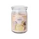 Emocio Sklo 93x142 mm se skleněným víčkem Creamy Vanilla vonná svíčka