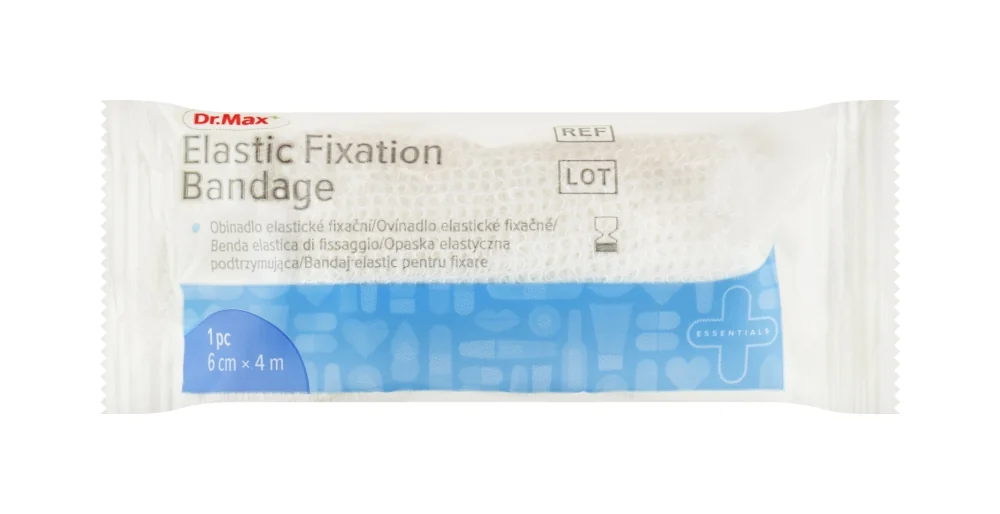 Dr.Max Elastic Fixation Bandage 1×1 ks, 6 cm x 4 m