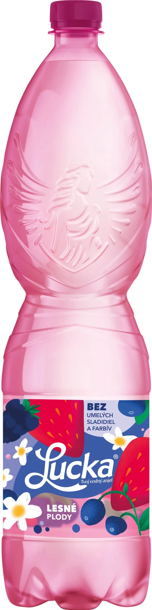 LUCKA - pramenitá voda s príchuťou LESNÉ PLODY 1,5l 1×1500 ml, pramenitá voda ochutená
