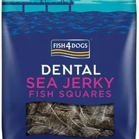 FISH4DOGS Dentálne pamlsky pre psy morská ryba - štvorčeky 575g