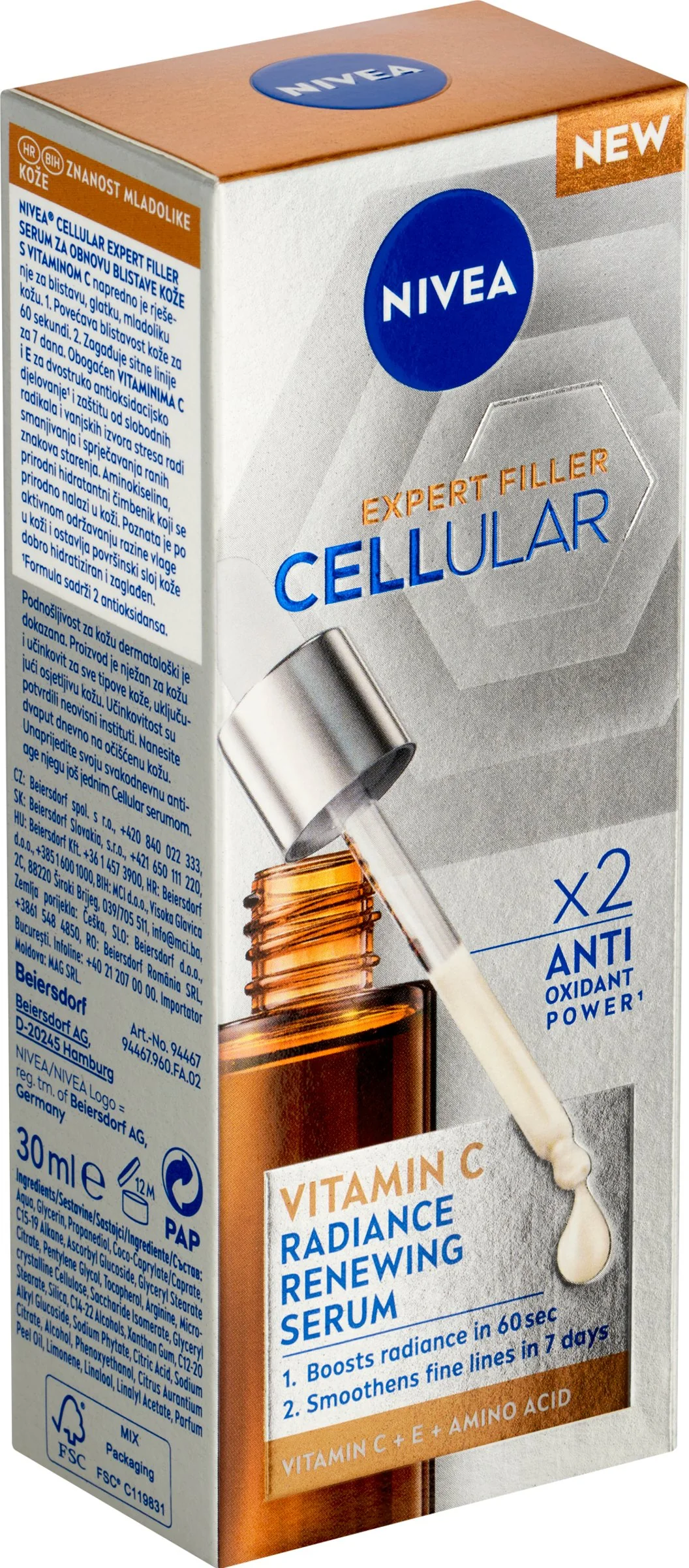 Nivea Cellular Expert Filler Sérum vitamín C 30 ml