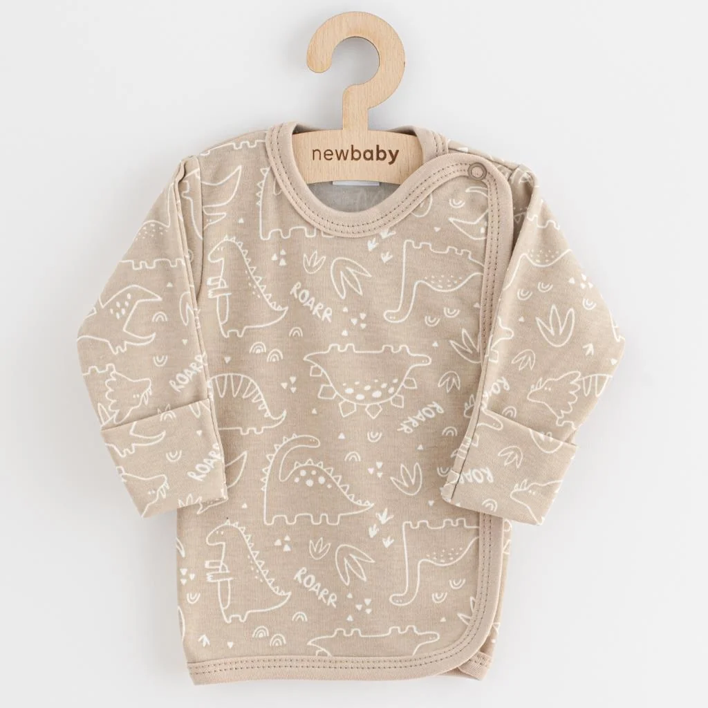 Dojčenská košieľka New Baby Classic II Uni 3ks béžová 56