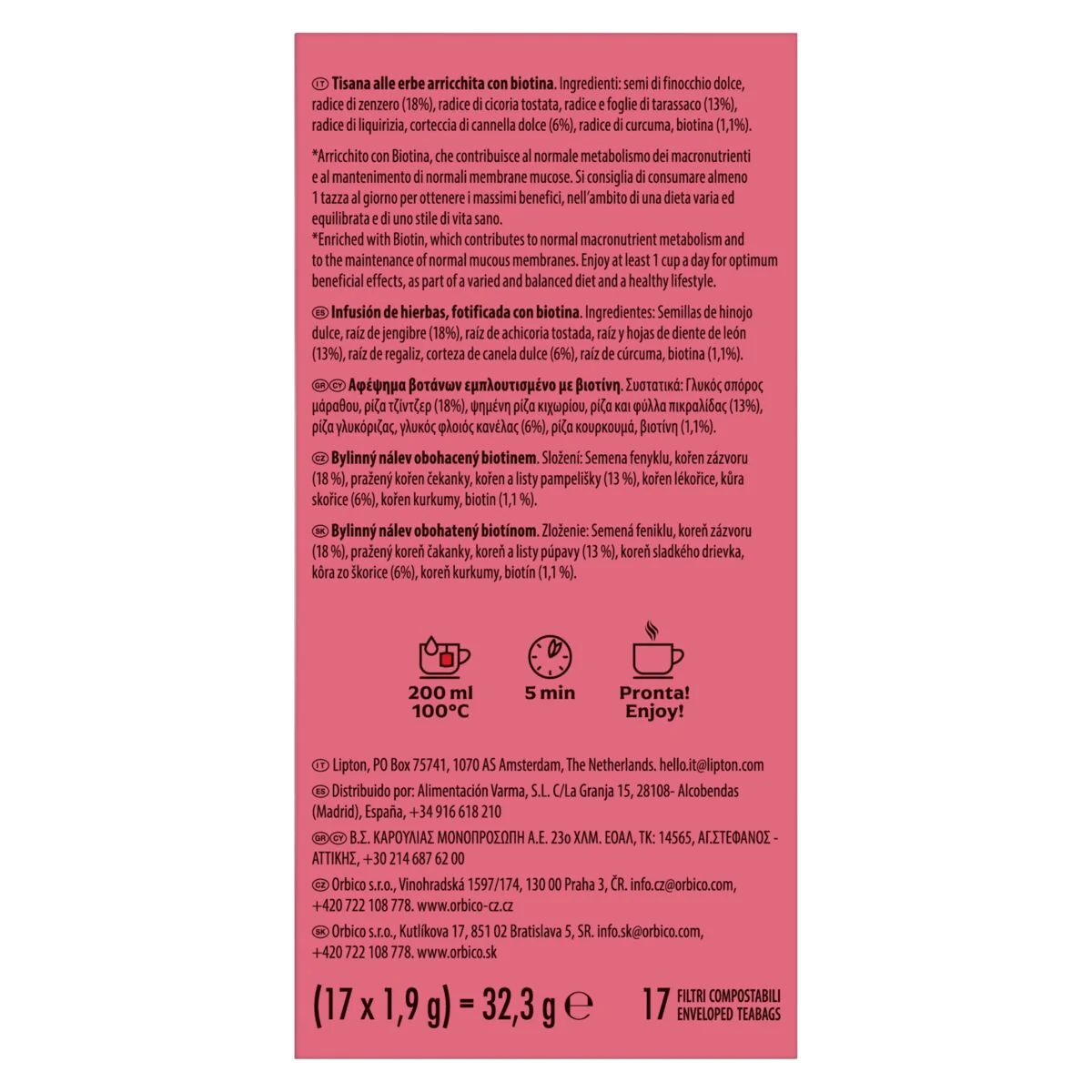 GUT HEALTH BIOTIN 17 sáčkov x 1,9 g