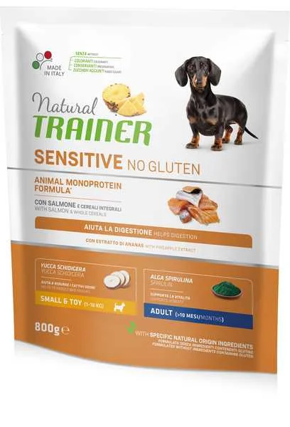 Natural Trainer Sens No Glut Ad Mini Losos 800g 1×800 g