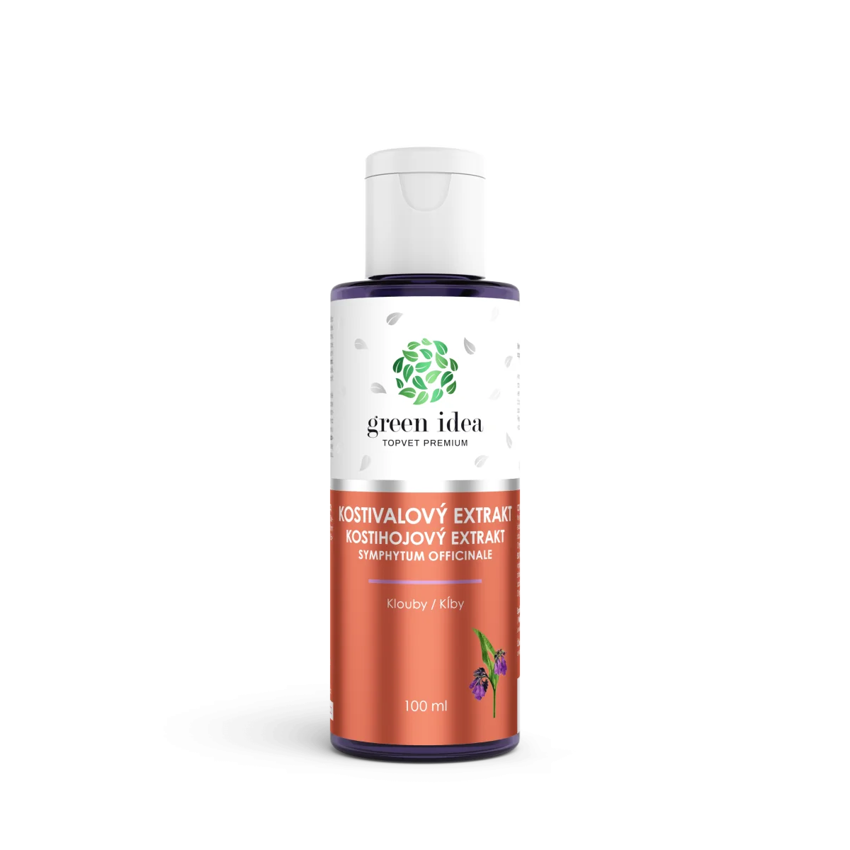 Kostihojový extrakt - SYMPHYTUM OFFICINALE 100 ml - Green idea